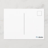 Texas Bluebonnet Wasserfarben-Blume Postkarte (Rückseite)