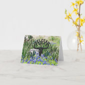 Texas Bluebonnet Welcome Karte (Gelbe Blume)