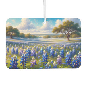 Texas Bluebonnet-Wiesenlandschaft Autolufterfrischer