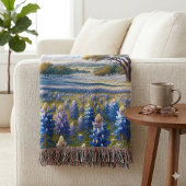 Texas Bluebonnet-Wiesenlandschaft Decke