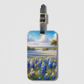 Texas Bluebonnet-Wiesenlandschaft Gepäckanhänger (Vorderseite Vertikal)