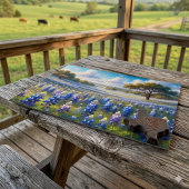 Texas Bluebonnet-Wiesenlandschaft Puzzle