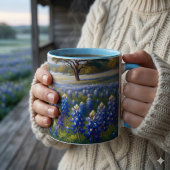 Texas Bluebonnet-Wiesenlandschaft Tasse