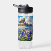 Texas Bluebonnet-Wiesenlandschaft Trinkflasche (Rechts)