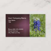 Texas Bluebonnet Wildblume Business Card Visitenkarte (Vorderseite)