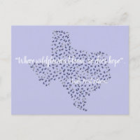 Texas Bluebonnet Wildblumen Postcard