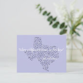 Texas Bluebonnet Wildblumen Postcard Postkarte (Stehend Vorderseite)