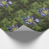 Texas Bluebonnet Wrapping Paper Geschenkpapier (Ecke)