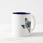 Texas Bluebonnet Zweifarbige Tasse (VorderseiteRechts)