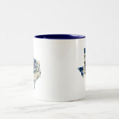 Texas Bluebonnet Zweifarbige Tasse (Mittel)