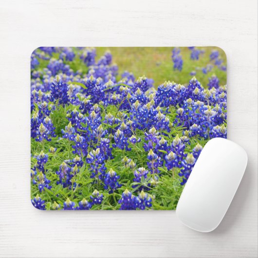 Texas Bluebonnets Art Mouse Pad Mousepad (Mit Mouse)