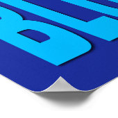 Texas Bluebonnets Art Poster (Ecke)