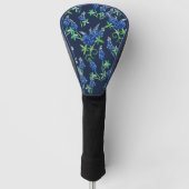 Texas Bluebonnets Bloral Blue Golf Headcover (Vorderseite)