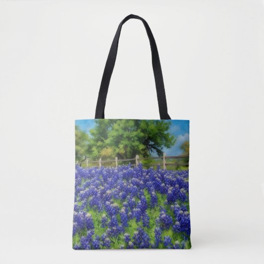 Texas Bluebonnets Blue Flowers Hill Country Tasche (Vorderseite)