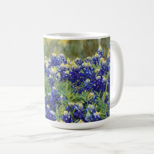 Texas Bluebonnets Blume Tasse Cup (VorderseiteRechts)