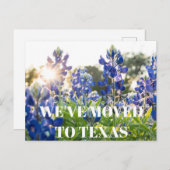 Texas Bluebonnets Blume Wildblume Blue Floral Postkarte (Vorne/Hinten)