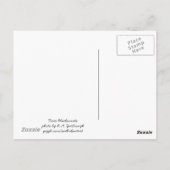 Texas Bluebonnets Closeup Postkarte (Rückseite)