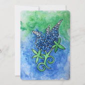 Texas Bluebonnets Dankeskarte (Vorderseite)