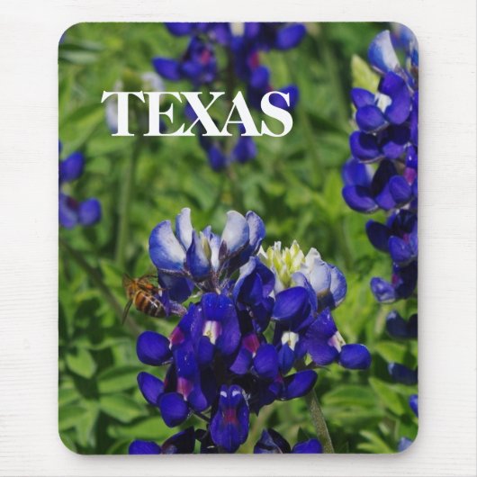 Texas Bluebonnets Designer Mousepad (Vorne)