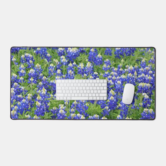 Texas Bluebonnets Desk Mat Pad Schreibtischunterlage (Tastatur & Maus)