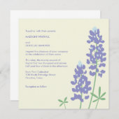 Texas BlueBonnets Einladung (Vorne/Hinten)