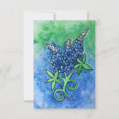 Texas Bluebonnets Einladung (Vorderseite)