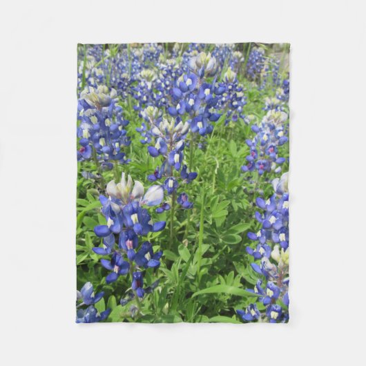 Texas Bluebonnets Fleecedecke (Vorderseite)
