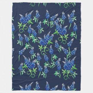 Texas Bluebonnets Fleecedecke