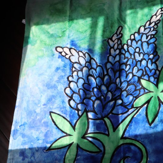 Texas Bluebonnets Fleecedecke