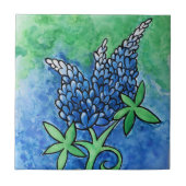 Texas Bluebonnets Fliese (Vorderseite)