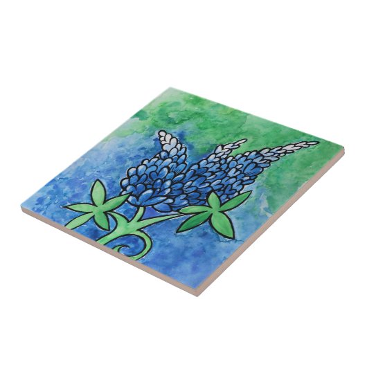 Texas Bluebonnets Fliese (Seite)