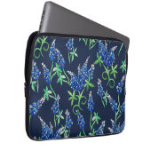 Texas Bluebonnets Florale Blaue Laptopschutzhülle (Vorne Rechts)