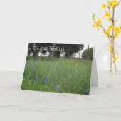 Texas Bluebonnets Geburtstagskarte Karte (Gelbe Blume)