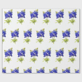 Texas Bluebonnets, Geschenkpapier (Flach)
