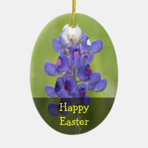 Texas Bluebonnets Happy Oaster Egg Ornament