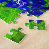 Texas Bluebonnets Indian Floral Nature Travel Puzzle (Seite)