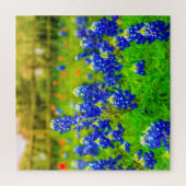 Texas Bluebonnets Indian Floral Nature Travel Puzzle (Vertikal)