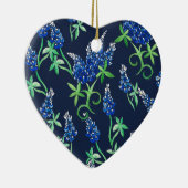 Texas Bluebonnets Keramik Ornament (Rechts)