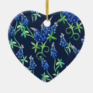 Texas Bluebonnets Keramik Ornament