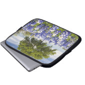 Texas bluebonnets (Lupinus texensis) und Eiche Laptopschutzhülle (Vorne Knopf)