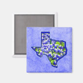TEXAS BLUEBONNETS MAGNET (Vorderseite/Rückseite)