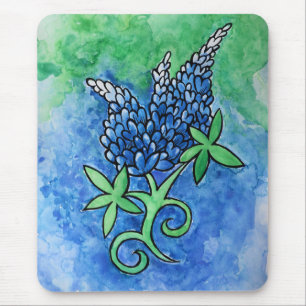 Texas Bluebonnets Mousepad