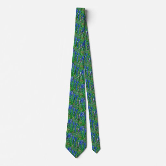 Texas Bluebonnets Neck Tie Krawatte (Vorderseite)