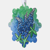 Texas Bluebonnets Ornament Karte (Linke Ecke)