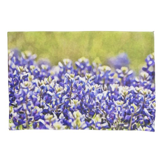 Texas Bluebonnets Pillow Case Kissenbezug (Vorderseite)