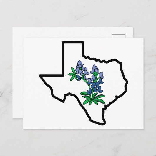 Texas Bluebonnets Postkarte (Vorne/Hinten)