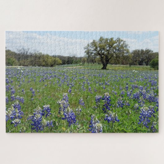 Texas Bluebonnets Puzzle (Horizontal)