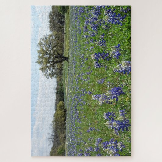 Texas Bluebonnets Puzzle (Vertikal)