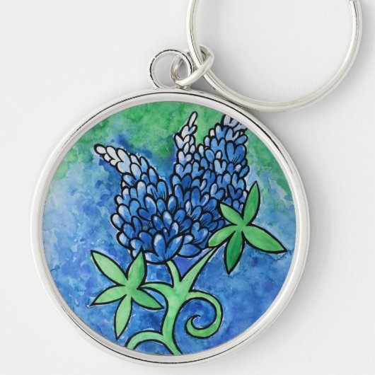 Texas Bluebonnets Schlüsselanhänger (Vorne)