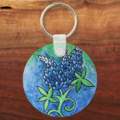 Texas Bluebonnets Schlüsselanhänger (Vorderseite)